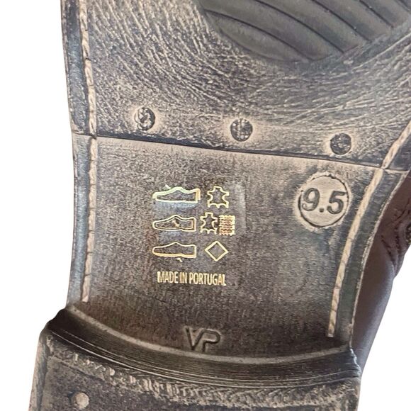 Miz Mooz Luna Ruched Ankle Boot Size 9.5 Brown Leather Side Zip EUC - Picture 10 of 12